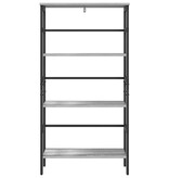 VidaXL Boekenkast Grijs Sonoma 60 x 29,5 x 115 cm Bewerkt hout