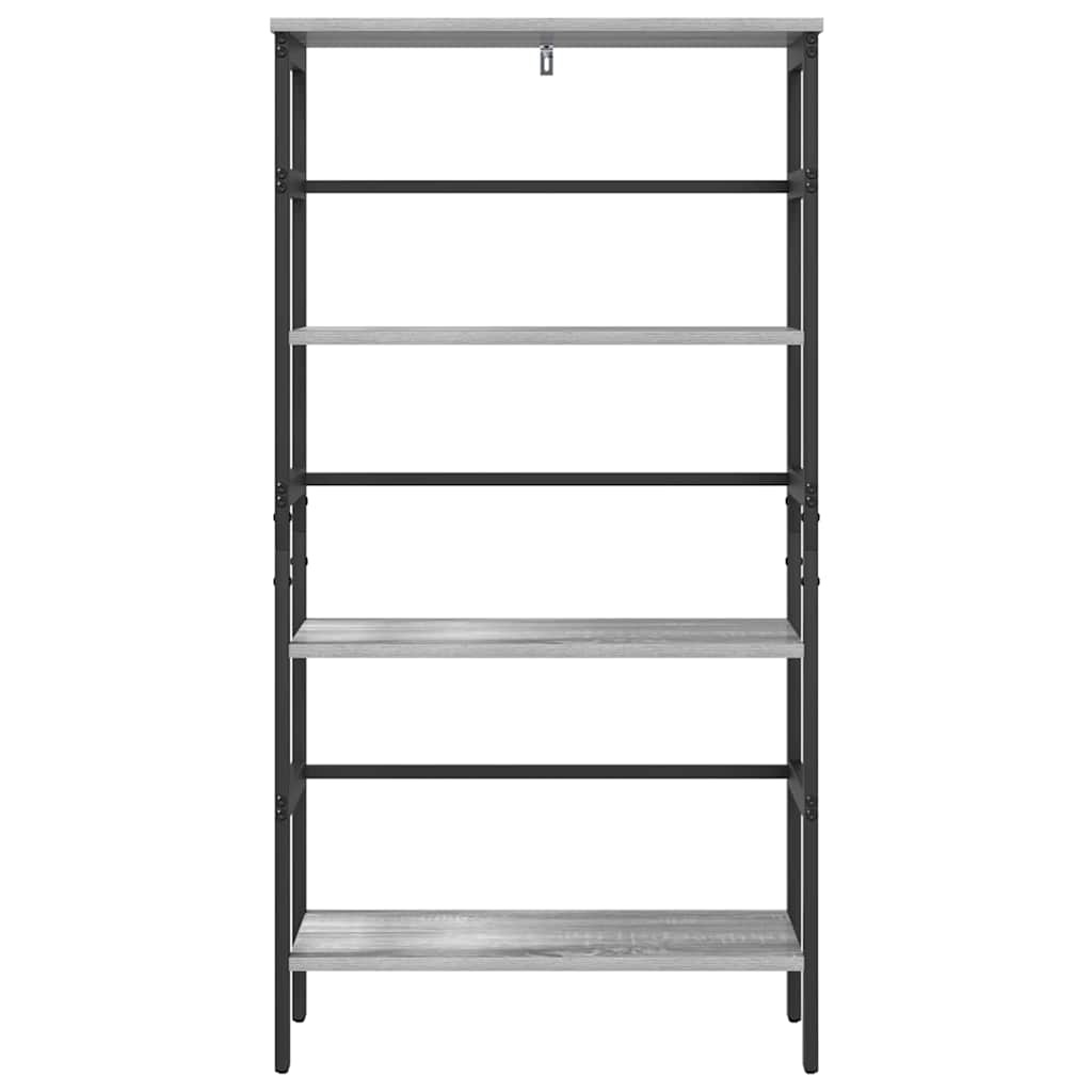 VidaXL Boekenkast Grijs Sonoma 60 x 29,5 x 115 cm Bewerkt hout