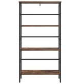 VidaXL Boekenkast Gerookt eiken 60 x 29,5 x 115 cm Bewerkt hout