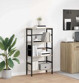 VidaXL Boekenkast Sonoma Eiken 60 x 29,5 x 115 cm Bewerkt hout