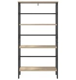 VidaXL Boekenkast Sonoma Eiken 60 x 29,5 x 115 cm Bewerkt hout
