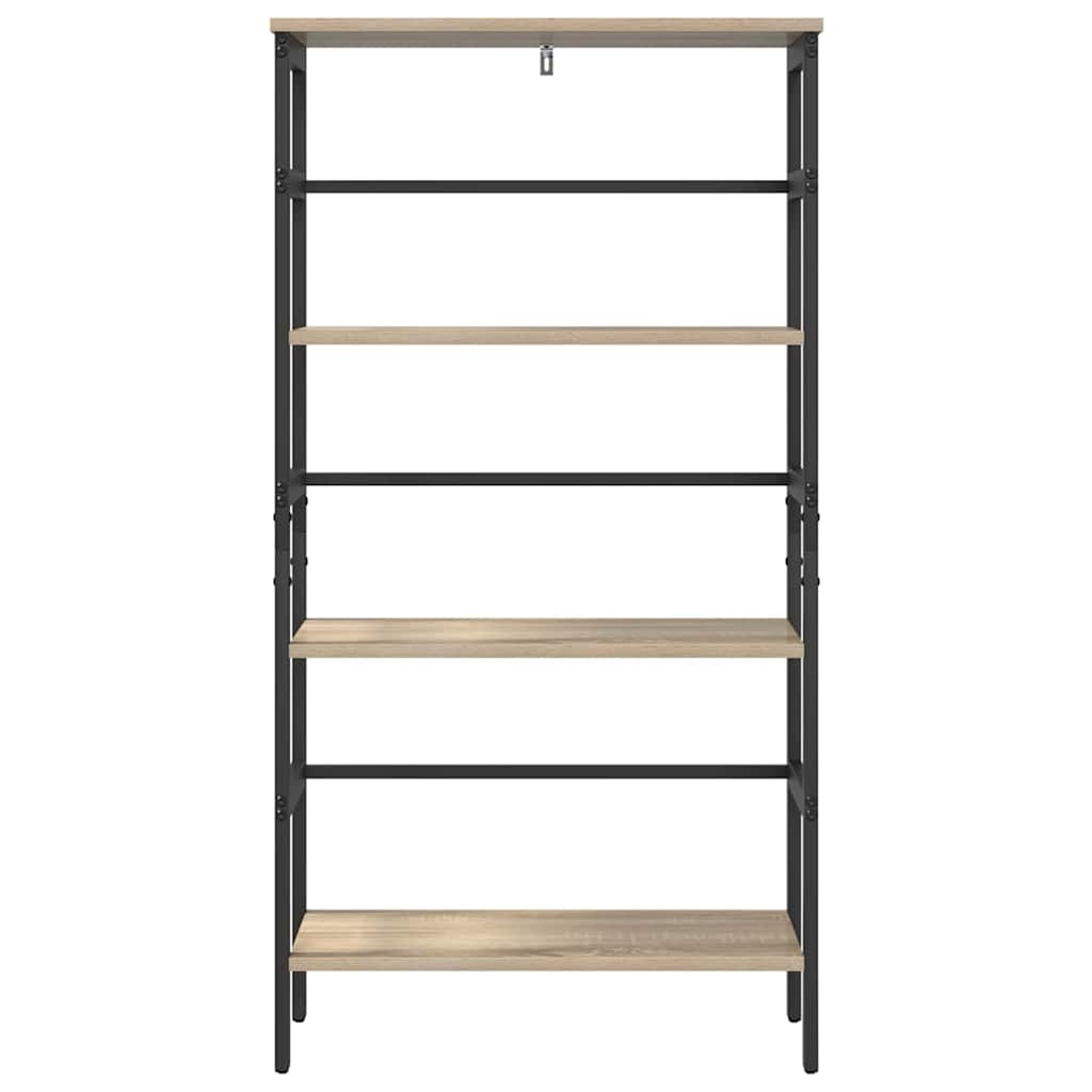 VidaXL Boekenkast Sonoma Eiken 60 x 29,5 x 115 cm Bewerkt hout