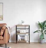 VidaXL Boekenkast Artisan Eiken 60 x 29,5 x 81 cm Bewerkt hout