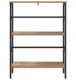 VidaXL Boekenkast Artisan Eiken 60 x 29,5 x 81 cm Bewerkt hout