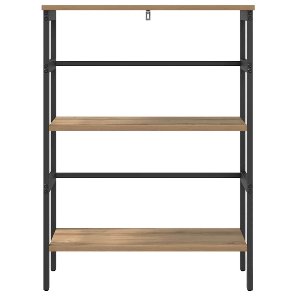 VidaXL Boekenkast Artisan Eiken 60 x 29,5 x 81 cm Bewerkt hout