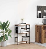 VidaXL Boekenkast Oud Hout 60 x 29,5 x 81 cm Bewerkt hout