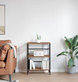 VidaXL Boekenkast Oud Hout 60 x 29,5 x 81 cm Bewerkt hout