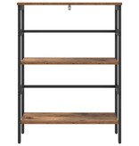 VidaXL Boekenkast Oud Hout 60 x 29,5 x 81 cm Bewerkt hout