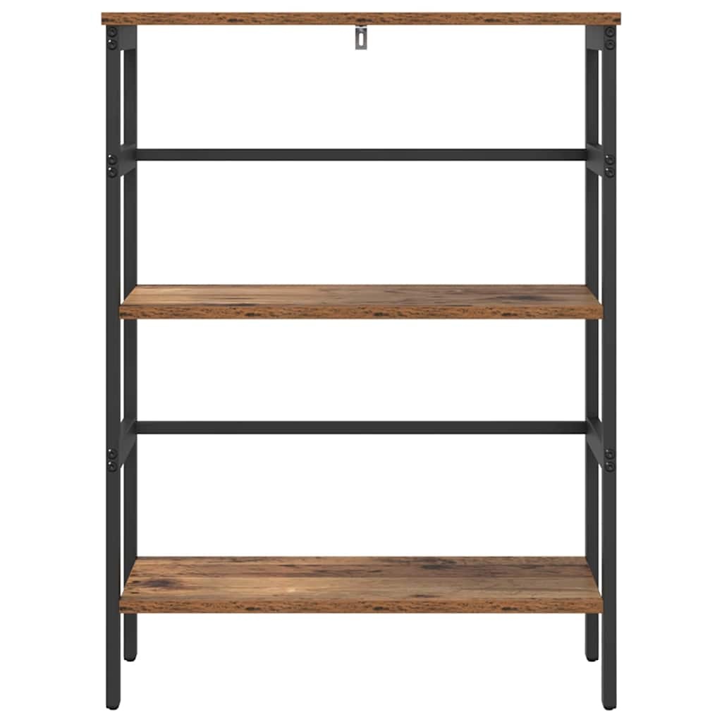 VidaXL Boekenkast Oud Hout 60 x 29,5 x 81 cm Bewerkt hout