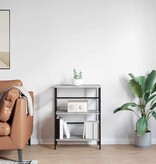 VidaXL Boekenkast Grijs Sonoma 60 x 29,5 x 81 cm Bewerkt hout