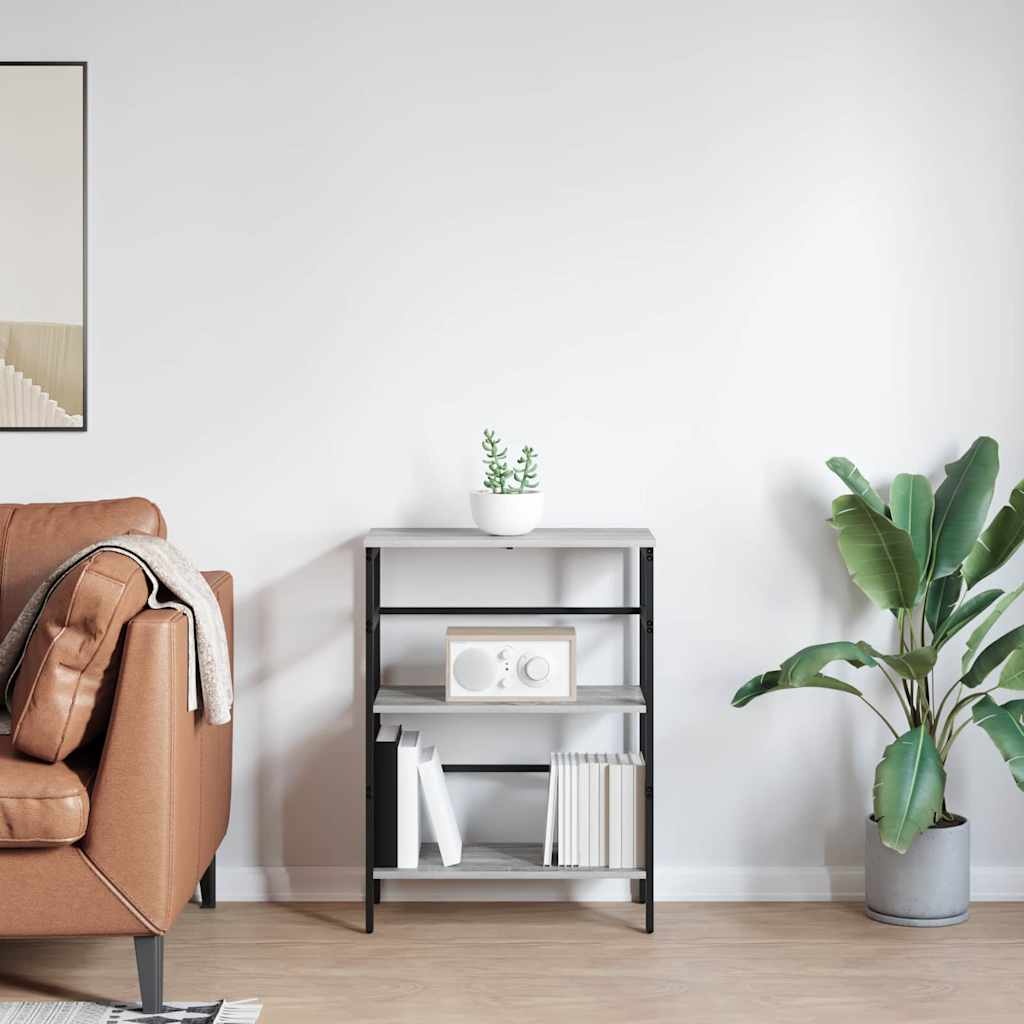 VidaXL Boekenkast Grijs Sonoma 60 x 29,5 x 81 cm Bewerkt hout