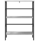 VidaXL Boekenkast Grijs Sonoma 60 x 29,5 x 81 cm Bewerkt hout