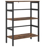 VidaXL Boekenkast Gerookt eiken 60 x 29,5 x 81 cm Bewerkt hout