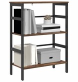 VidaXL Boekenkast Gerookt eiken 60 x 29,5 x 81 cm Bewerkt hout