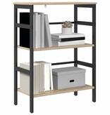 VidaXL Boekenkast Sonoma Eiken 60 x 29,5 x 81 cm Bewerkt hout