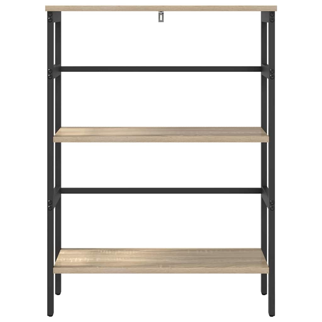 VidaXL Boekenkast Sonoma Eiken 60 x 29,5 x 81 cm Bewerkt hout