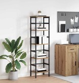 VidaXL Boekenkast Artisan Eiken 40 x 29,5 x 149 cm Bewerkt hout