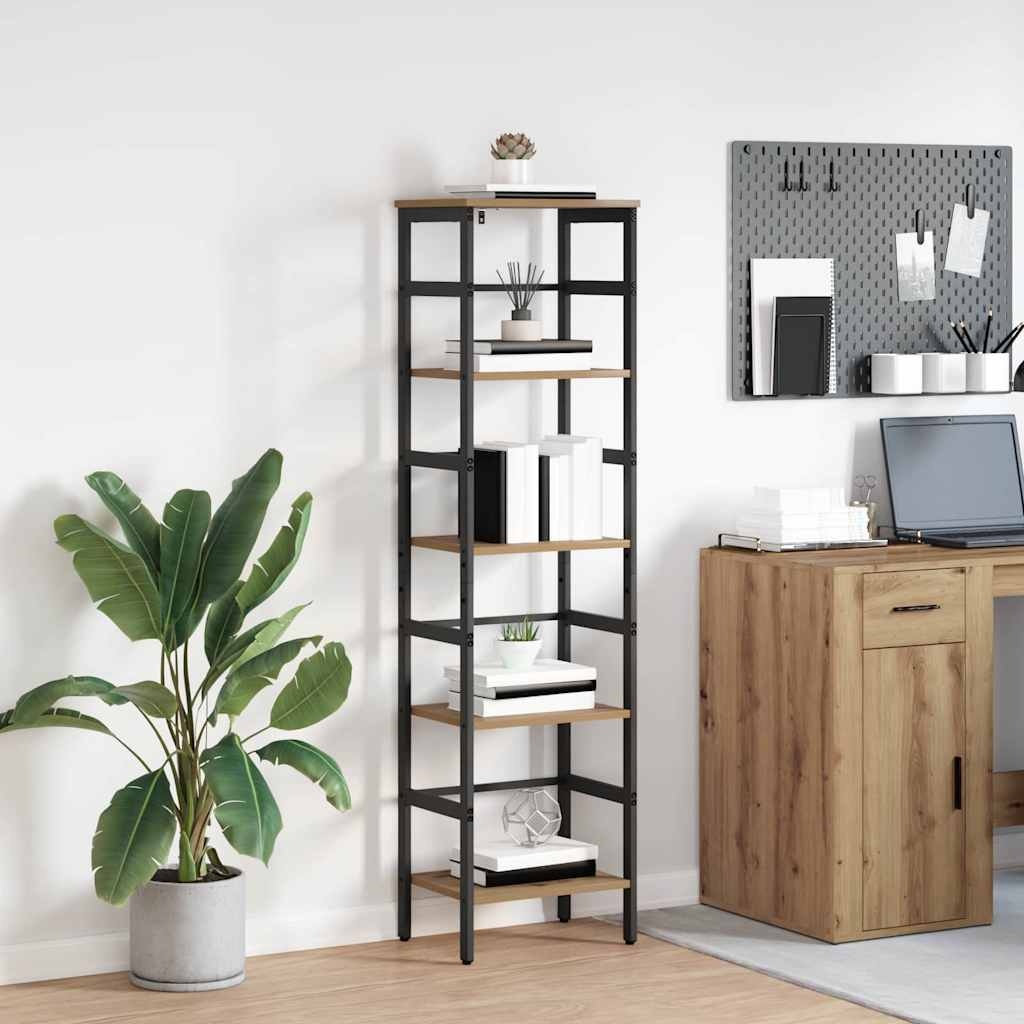 VidaXL Boekenkast Artisan Eiken 40 x 29,5 x 149 cm Bewerkt hout
