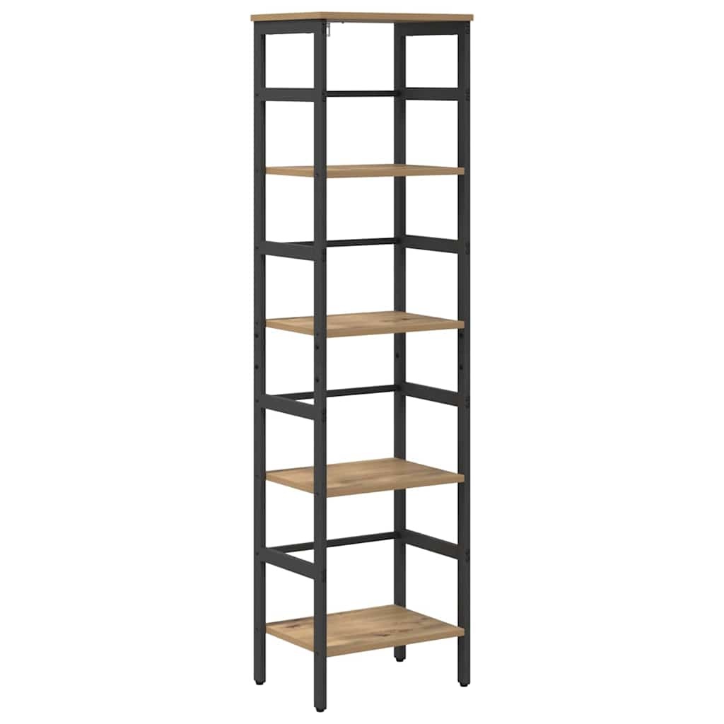 VidaXL Boekenkast Artisan Eiken 40 x 29,5 x 149 cm Bewerkt hout