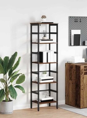 VidaXL Boekenkast Oud Hout 40 x 29,5 x 149 cm Bewerkt hout