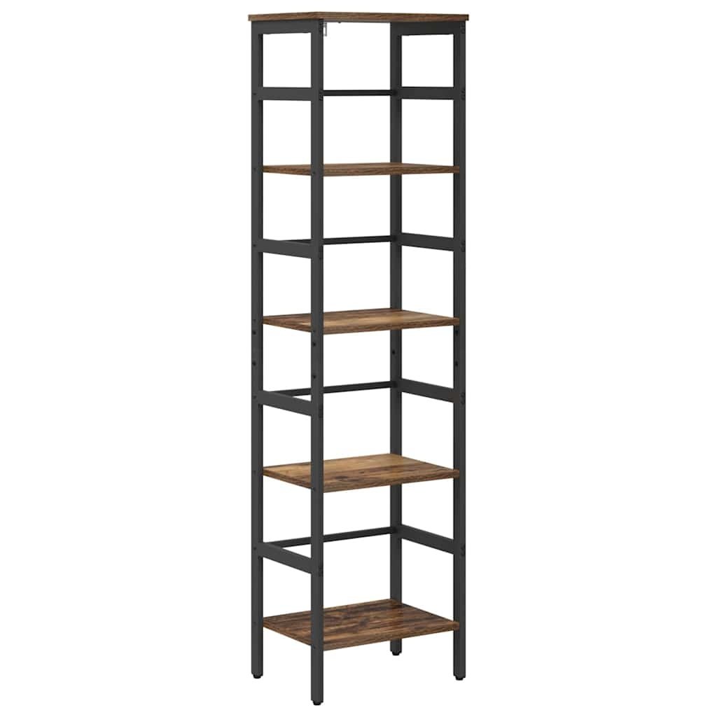VidaXL Boekenkast Oud Hout 40 x 29,5 x 149 cm Bewerkt hout