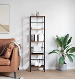 VidaXL Boekenkast Oud Hout 40 x 29,5 x 149 cm Bewerkt hout