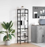 VidaXL Boekenkast Grijs Sonoma 40 x 29,5 x 149 cm Bewerkt hout