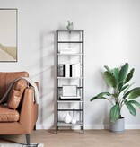 VidaXL Boekenkast Grijs Sonoma 40 x 29,5 x 149 cm Bewerkt hout