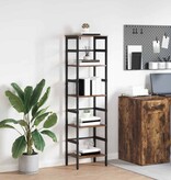 VidaXL Boekenkast Gerookt eiken 40 x 29,5 x 149 cm Bewerkt hout