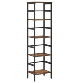 VidaXL Boekenkast Gerookt eiken 40 x 29,5 x 149 cm Bewerkt hout