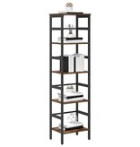 VidaXL Boekenkast Gerookt eiken 40 x 29,5 x 149 cm Bewerkt hout
