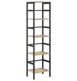 VidaXL Boekenkast Sonoma Eiken 40 x 29,5 x 149 cm Bewerkt hout
