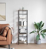 VidaXL Boekenkast Sonoma Eiken 40 x 29,5 x 149 cm Bewerkt hout