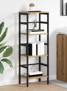 VidaXL Boekenkast Artisan Eiken 40 x 29,5 x 115 cm Bewerkt hout