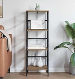 VidaXL Boekenkast Artisan Eiken 40 x 29,5 x 115 cm Bewerkt hout