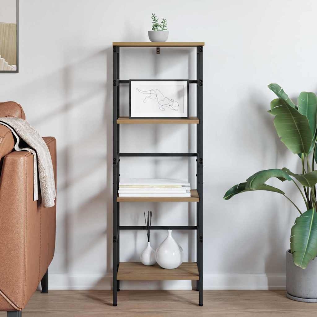 VidaXL Boekenkast Artisan Eiken 40 x 29,5 x 115 cm Bewerkt hout