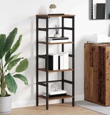 VidaXL Boekenkast Oud Hout 40 x 29,5 x 115 cm Bewerkt hout