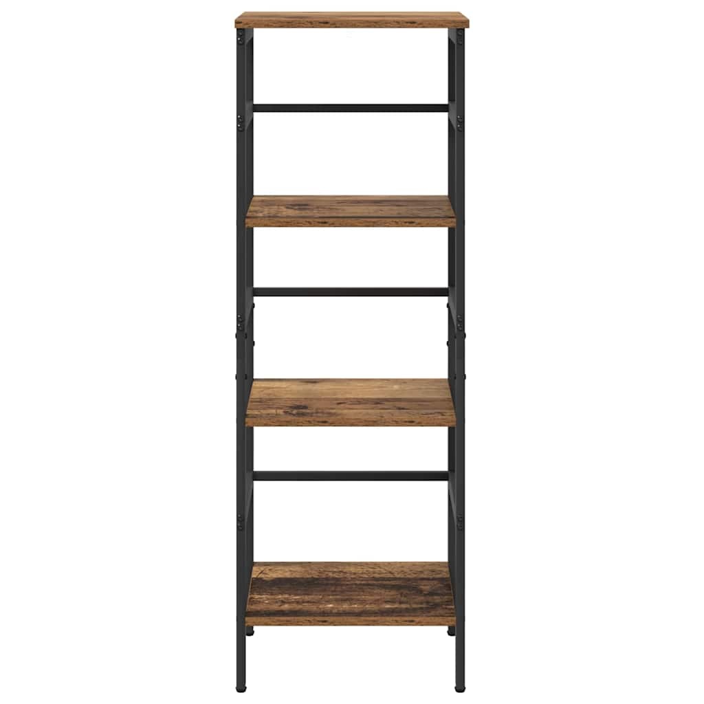 VidaXL Boekenkast Oud Hout 40 x 29,5 x 115 cm Bewerkt hout
