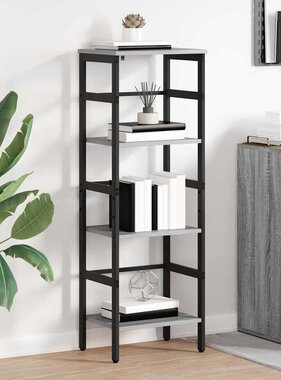 VidaXL Boekenkast Grijs Sonoma 40 x 29,5 x 115 cm Bewerkt hout