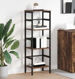 VidaXL Boekenkast Gerookt eiken 40 x 29,5 x 115 cm Bewerkt hout