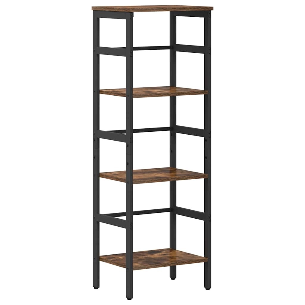 VidaXL Boekenkast Gerookt eiken 40 x 29,5 x 115 cm Bewerkt hout