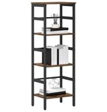 VidaXL Boekenkast Gerookt eiken 40 x 29,5 x 115 cm Bewerkt hout