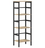 VidaXL Boekenkast Sonoma Eiken 40 x 29,5 x 115 cm Bewerkt hout