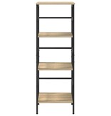 VidaXL Boekenkast Sonoma Eiken 40 x 29,5 x 115 cm Bewerkt hout