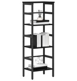 VidaXL Boekenkast Zwart Eiken 40 x 29,5 x 115 cm Bewerkt hout