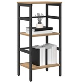 VidaXL Boekenkast Artisan Eiken 40 x 29,5 x 81 cm Bewerkt hout