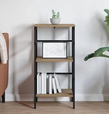 VidaXL Boekenkast Artisan Eiken 40 x 29,5 x 81 cm Bewerkt hout