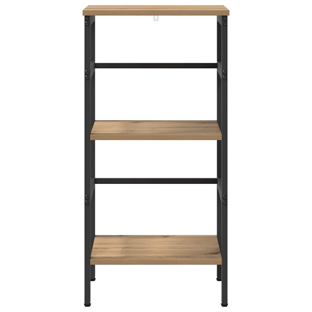 VidaXL Boekenkast Artisan Eiken 40 x 29,5 x 81 cm Bewerkt hout