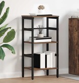 VidaXL Boekenkast Gerookt eiken 40 x 29,5 x 81 cm Bewerkt hout