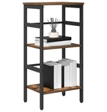 VidaXL Boekenkast Gerookt eiken 40 x 29,5 x 81 cm Bewerkt hout